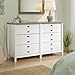 Sauder Cottage Road Dresser, Soft White finish