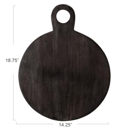 Bloomingville Black Acacia Wood Tray/Cutting Board by Bloomingville - Image 4
