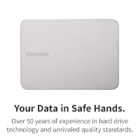 Toshiba Canvio Flex 2TB – Portable 2.5’’ External Hard Drive (HDD) for Mac, Windows PC, Smartphone and Tablet Use, Compatible with Most USB-C A Devices, Warm Silver (HDTX220ESCAA) – Ansicht 5