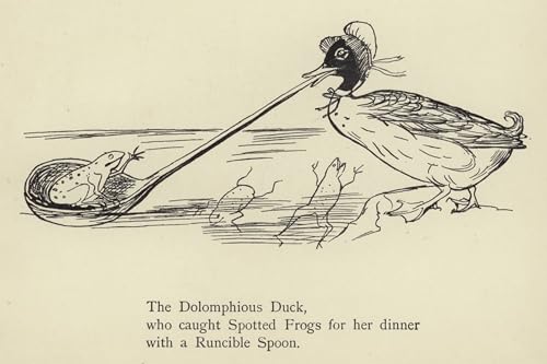 Toile le canard Dolomphious d'Edward Lear 60x90cm