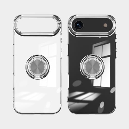 Coque iPhone 17 Air magnétique transparent silicone plaqué protection rigide