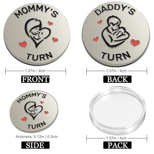 Image of Funny New Parents Decision Gift,Pregnancy Gifts New Dad Mom Gifts,New Parents Gifts for Couples Halloween Thanksgiving for First Time to be Moms Dads Daddy Mummy Double Sided