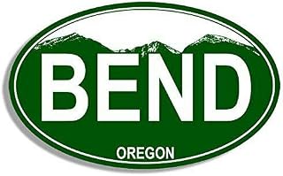 3x5 inch Green Mountain Oval Bend Oregon Sticker (or rv Visit Logo) Vinyl Decal Sticker Car Waterproof Car Decal Bumper Sticker