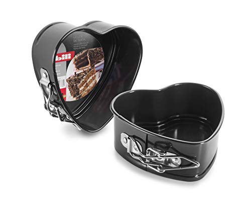 IBILI Mini - Molde Mini Desmontable, diseño corazón, 11x5 cms