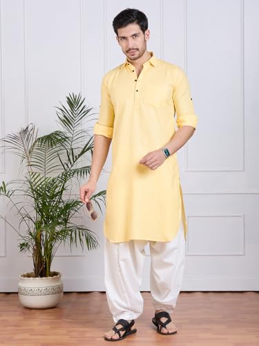 Image of Rajubhai Hargovindas Men's Premium Pathani Kurta