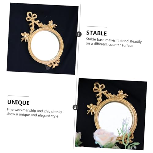 Miroir de maquillage pliant avec support rétro et vision unidirectionnelle - 5