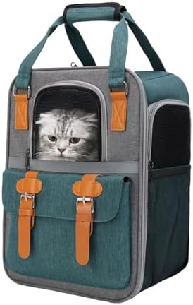 TRASSLE Cat Carrier,Cat Soft-Sided Carrier bag for Cats,Pet Backp...
