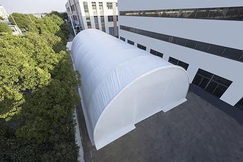 40ft x 82ft Single Frame Tarpaulin Tent Warehouse Shed, PVC...