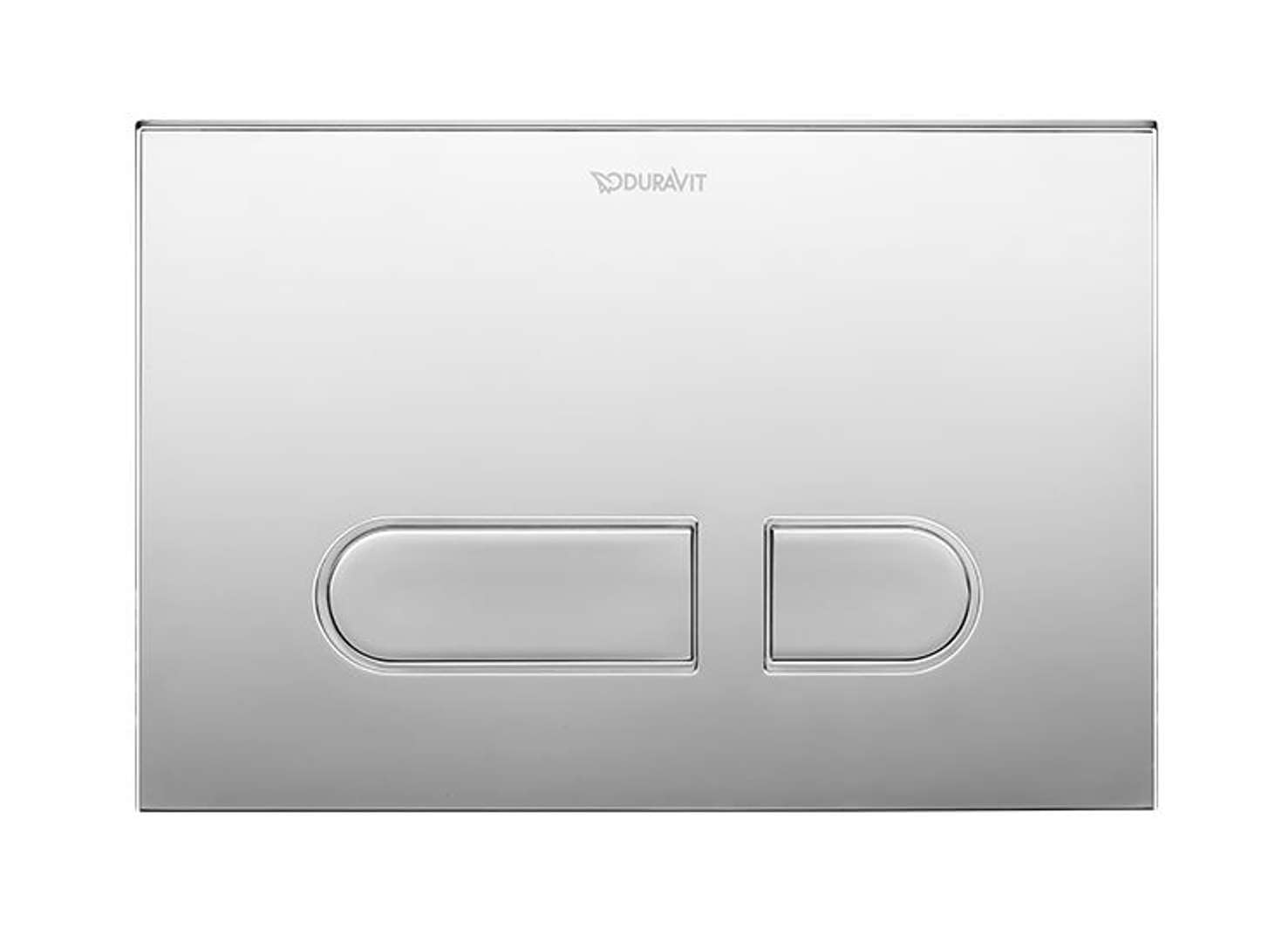 Duravit DuraSystem Betätigungsplatte A1 mechanisch für WC, 217x146,5 mm, Kunststoff, WD5001021000, Farbe: Chrom Hochglanz