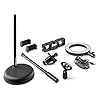 VONYX RL20 Content Creator Kit - Desktop Ring Light with CM400 Studio Microphone, USB Powered LED, Dual Phone Holders, Desktop Stand, Streaming, Podcast, YouTube, TikTok, Recording Bundle #4