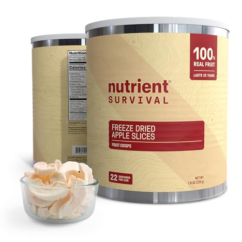 Freeze-Dried Apples Sliced Can