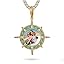 1015 Gold pendant with tennis chain]