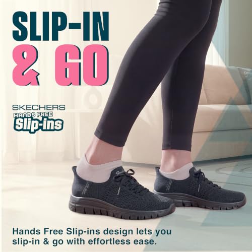 Image of Skechers Women's Graceful - First Crush Hands Free Slip-Ins | Modern Comfort Casual, Slip-ins, Air-Cooled Memory Foam, Machine Washable, Vegan