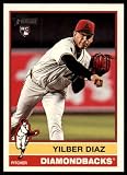 2025 Topps Heritage #372 Yilber Diaz NM+ RC Rookie Diamondbacks