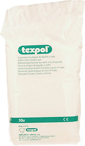 COMPRESAS TOCOGINEC TEXPOL 10 UN 0320.01