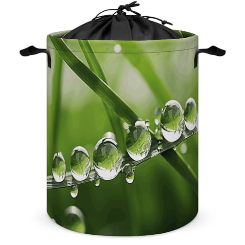 Panier à linge avec couvercle pliable et imperméable pour masquer le linge et stopper l'humidité