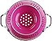 Calypso Basics by Reston Lloyd Powder Coated Enameled Colander, 3 Quart, Magenta