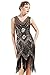 Produktbild BABEYOND Damen Flapper Kleider voller Pailletten Retro 1920er Party Damen Kostüm Kleid Gold, M