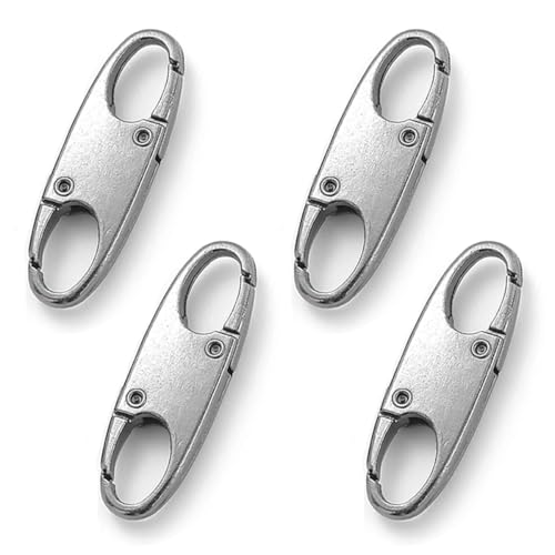 4Pcs Zipper Locks - Theft Deterrent Detachable Zipper Clips for Travel, Camping