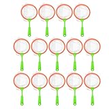 Totority Fishing Net for Kids - 14Pcs Outdoor Mini Catcher Net Set for Nature Exploration and Fish Collecting - Telescopic Plastic Design 8 66X4 72 Inches