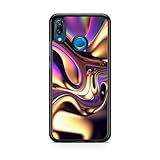  Générique Coque pour Samsung Galaxy A40S Silicone TPU Metal Liquid Abstrait HD Psychedelic Model 551
