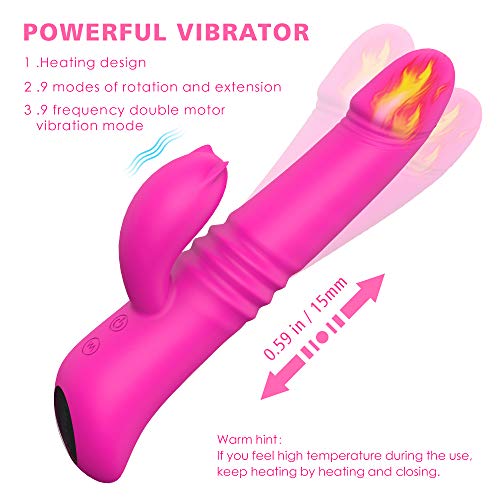 Quiet Wireless Clítoral Vǐbe for Women 7 Multi Speeds Wand Víbrateur, Thrusting