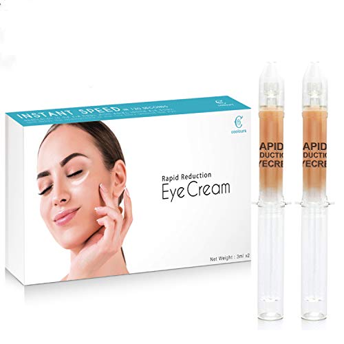 HSBCC Rapid Reduction Eye Cream - Under-Eye Bags Treatment - Instant Results within 120 Seconds - Fights Wrinkles and Fine Lines - Reduces Appearance of Dark Circles