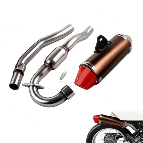 JFG RACING Slip-On Exhaust Red
