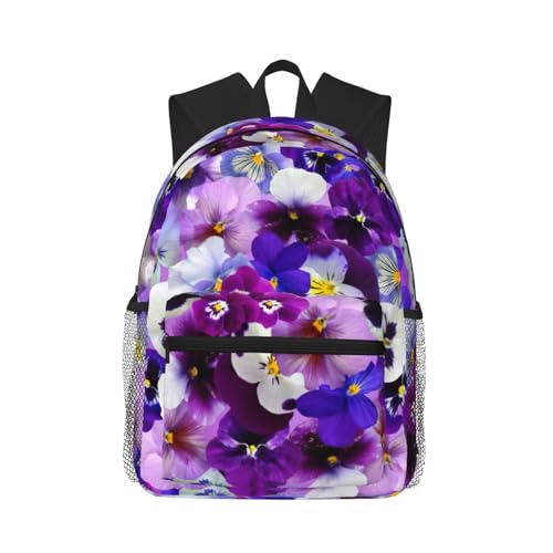Sac à dos ordinateur portable floral violet protégeant votre matériel