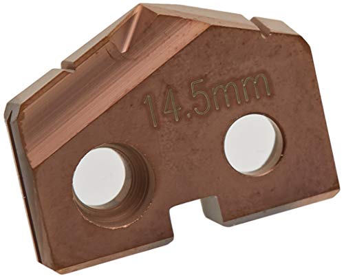 KARNASCH 2245100145 Plaquitas de Broca de Paleta para Todo Tipo de Hierro Fundido, 14.50mm Diámetro, 132° Ángulo de punto