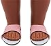 Jilibaba Bambola Pantofole Scarpe Sandali per 46cm/18in Ragazze Americane Bambola Estate Flip Flop Costume Accessorio (D)