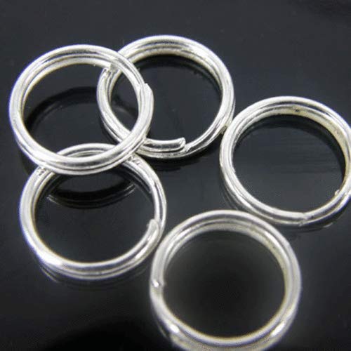 HoitoDeals 200Pcs Double Open Look Split Rings for Jewellery Making, Accessories Repair, Craft Projects Making
