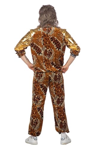 WILBERS & WILBERS 5074-XXL-60/62 Tainingsanzug Leopard, Herren, Braun, XXL