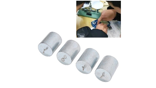 Lot De 6 Poids D'étalonnage : Poids à Double Crochet De