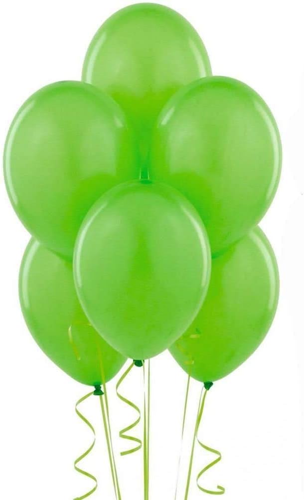 Light-Green Balloons - Pack of 100, Round, 10 Inch, Perfect for Parties Birthdays, Weddings, Baby Showers