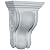 Ekena Millwork COR04X06X03TR 4 3/4-Inch W x 3 1/2-Inch D x 6 3/4-Inch H Traditional Curved Corbel