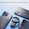 52 mm Polarized Smartphone Lens, Polarized Camera Lens Filter, Clip on Magnetic Camera Lens Attachment Kit, Universal Circular Polarizer for iPhone/Android (2Pcs)