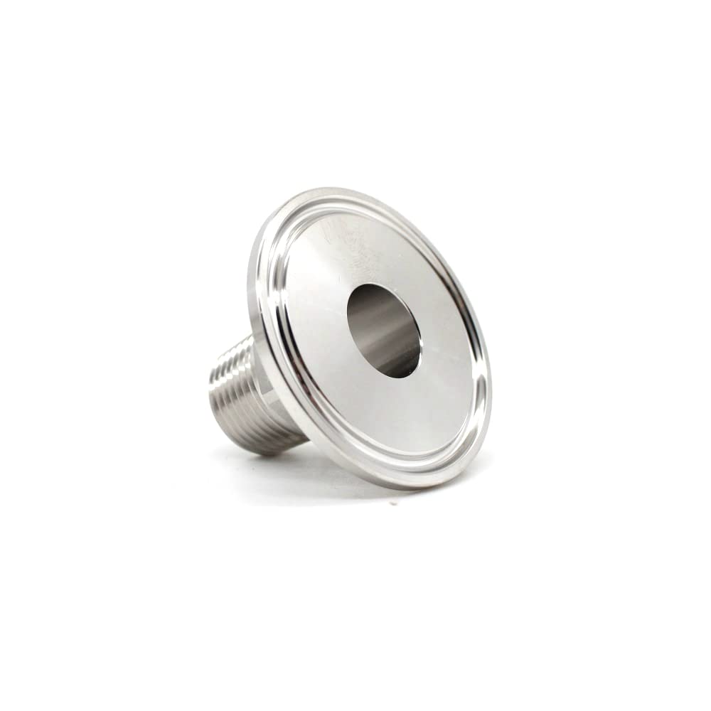 1 morsetto Tri 119 mm NPT maschio SS304 raccordo in acciaio inossidabile ghiera in acciaio inossidabile 4"