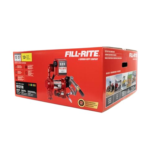 Fill-Rite FR1211H 12V 15 GPM Fuel Transfer Pump with Standard Mechanical Meter Package, Gallons | Gasoline, Diesel, Kerosene, Ethanol & Methanol Blends & Biodiesel by Fill-Rite - Image 7