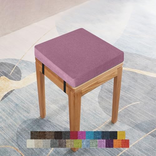 Lsjoaw 座布団 クッション 40X40X8CM 高反発 クッション 四角 ロック 座蒲 正座 スクエア タイプ 椅子 カバー取り外し可能 無地 洗える リビング ダイニング カラー11