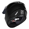 GLX GX11 Compact Motorcycle Helmet - Black, Small - Full Face w/ Tinted Visor, DOT Approved