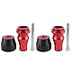 Buachois Motorrad Sturzschutz, Crash Protector Sturzpads,10 mm Edelstahl Universal Anti Kollisions Motorrad Sturzschutz Auspuff Rahmengleiter Schutz Schraubendurchmesser für Motorräder
