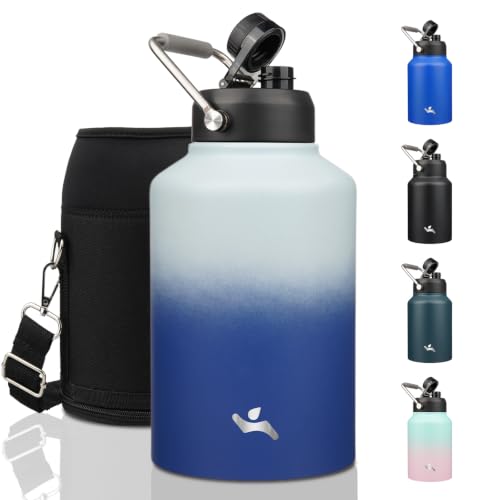 Image of Konokyo 128 oz Insulated Stainless Steel Water Bottle Jug with Handle