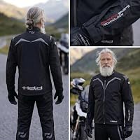 Held Rainblock 2 Top Motorrad Regenbekleidung Herren Schwarz-Weiß – Ansicht 2