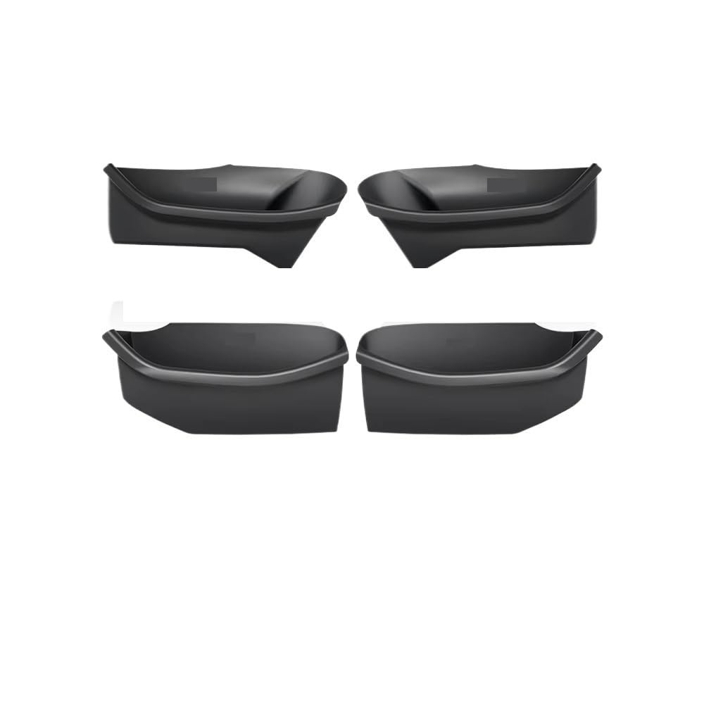 Compatible for Tesla Model Y Juniper Model 3 Highland Door Side Storage Box Full-Cover Front and Rear Interior Storage Box Accessories(Highland 4pcs)