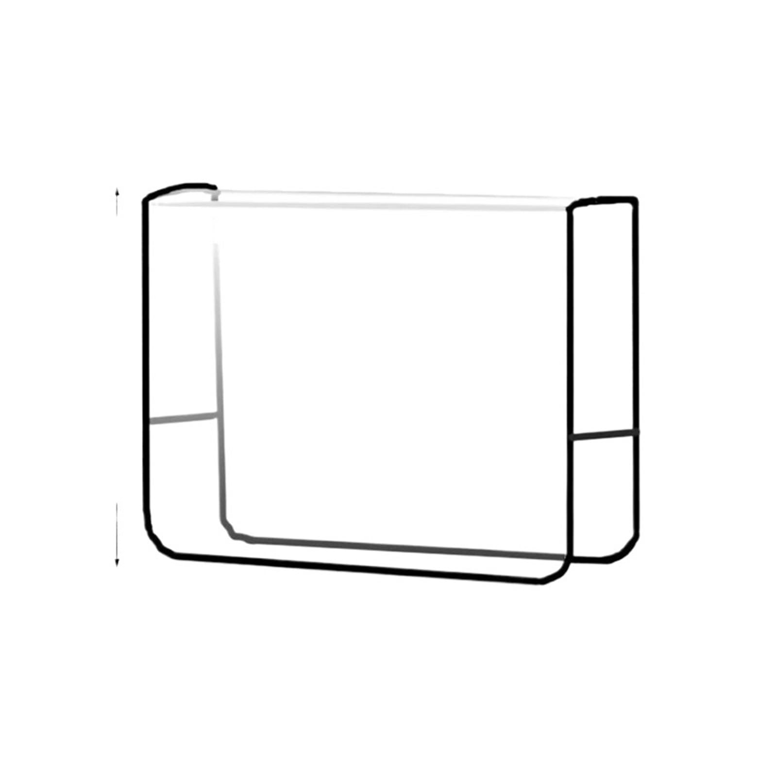 ENWWCH 1pc Clear Salon Chair Cover Plastic BarberSalon Protective For Office Back For chair(Color2)