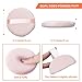 10 Pieces Pure Cotton Powder Puff, Makeup Puff for Powder Foundation, 3.15-inch Normal Size with Strap, Blending for Loose Powder Mineral Powder Body Powder Wet Dry Makeup Tool