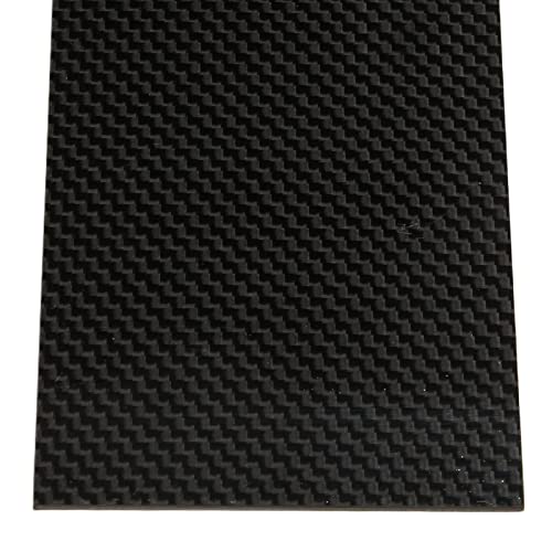 Folha de Sarja de Fibra de Carbono, Placa de Fibra de Carbono Alta Tenacidade e Resistência à Fluênc