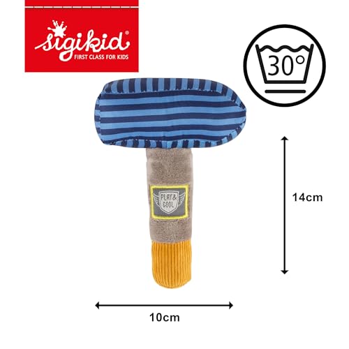 SIGIKID 41676 Greifling Werkzeug Set Play & Cool Mädchen und Jungen Babyspielzeug empfohlen ab Geburt mehrfarbig