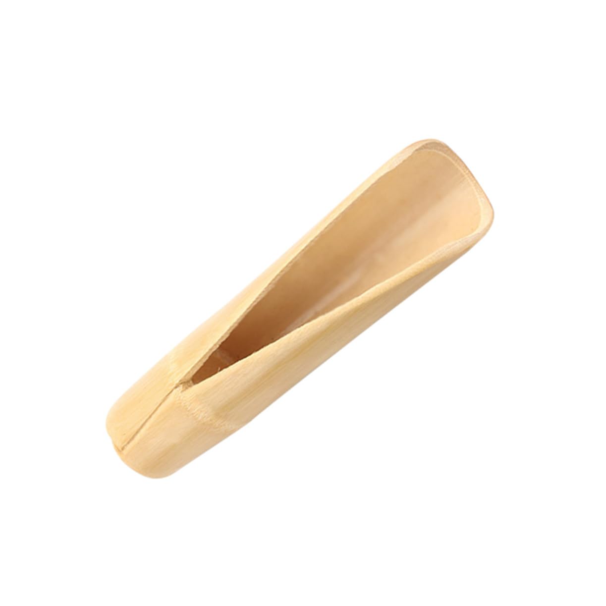 GRIRIW Teaspoon Tea Shovel Bamboo Teaware Accessory Round End Easy to Clean for Home Office Tea Shop